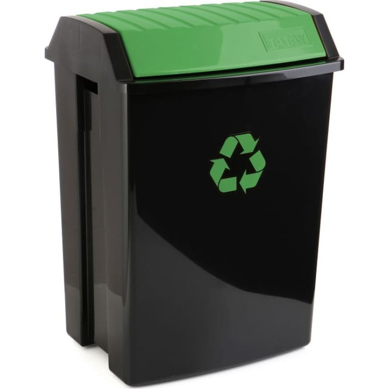 Tatay waste bin 50L green
