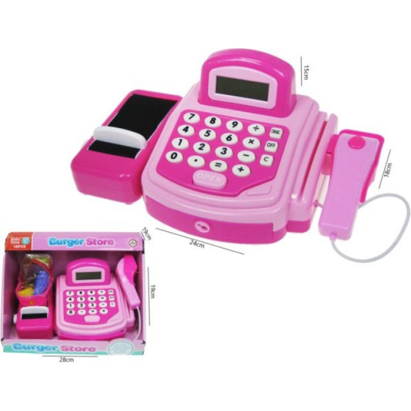 HIPO 48612 cash register, 26 cm, with tape and calculator