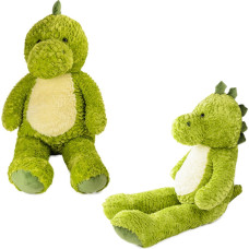 Plush sitting dinosaur