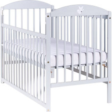 Drewex Cot -  LITTLE FOX - drop side - LIGHT GREY