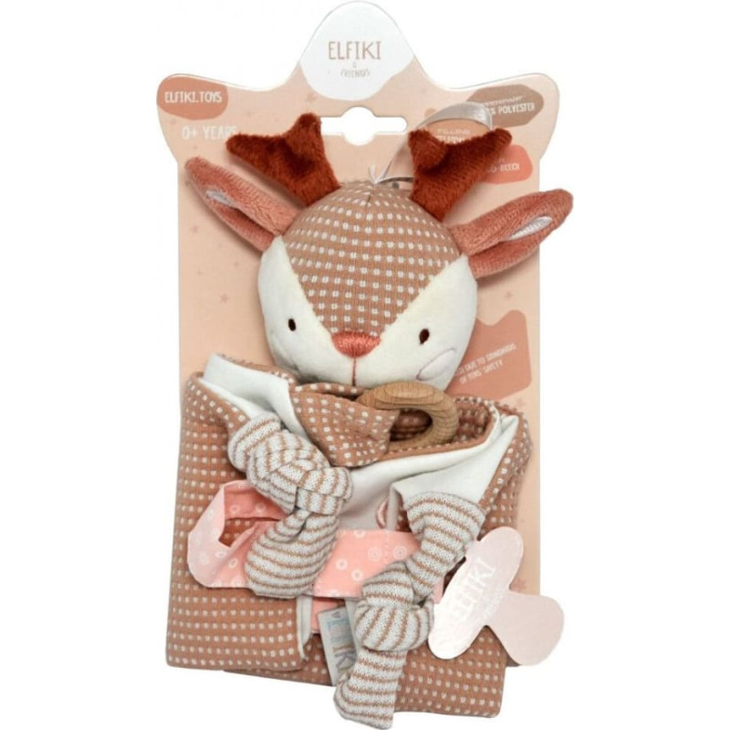 Elfiki Baby toys Cuddle cloth Ruby