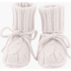 Livly Clothing Kašmira zeķes Livly Cable Knit Cashmere Footies Light Mauve