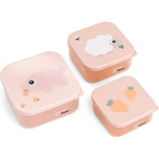 Done By Deer snack box set 3 pcs Tiny farm Powder