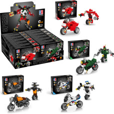 KLOCKI 2w1 MOTOCYKL ROBOT +63 ELEMENTY