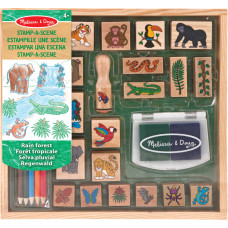 Melissa & Doug playset Stamp-a-Scene-Rain Forest