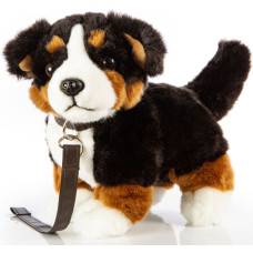 Uni-Toys Plush toy Bernese mountain dog with leash, 23 cm