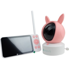 Mary's MW61500 – 2-in-1 Electronic Baby Monitor, Pink Bunny Camera, WiFi, TUYA