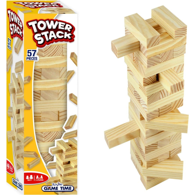 Lauamäng Tasakaalutorn puidust