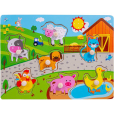 Other 836009 UKŁADANKA DREWNIANA FARMA