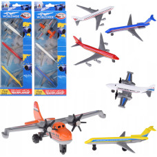 SAMOLOT METALOWY 3 SZTUKI