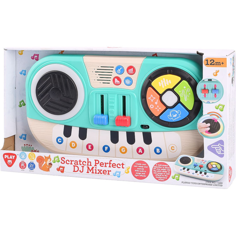 Playgo DJ miksē&scaron;anas pults, 1368