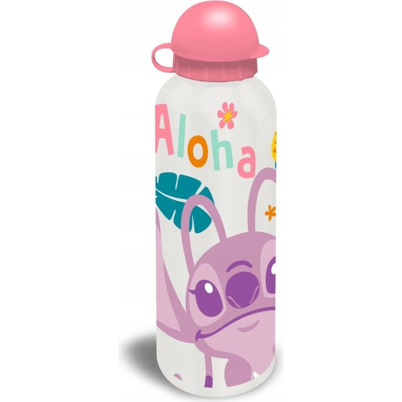 Kids Euroswan - Akcesoria Licencyjne ALUMINIUM CANTEEN 500ML STITCH
