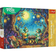 Trefl 16561 Puzzle 100 Spotkanie w kawiarni Rodzina Treflik&oacute;w