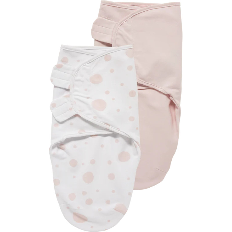 Meyco Baby Mayco Baby Dots Pink Autiņ&scaron; ietī&scaron;anai 2gab 0-3m