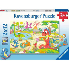 Ravensburger Puzzle 2x12 pcs My Dino Friends