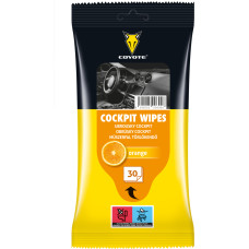 Coyote Cockpit Wipes Orange 30 pcs