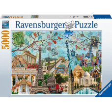 Ravensburger Puzzle 5000 Big Cities Collage