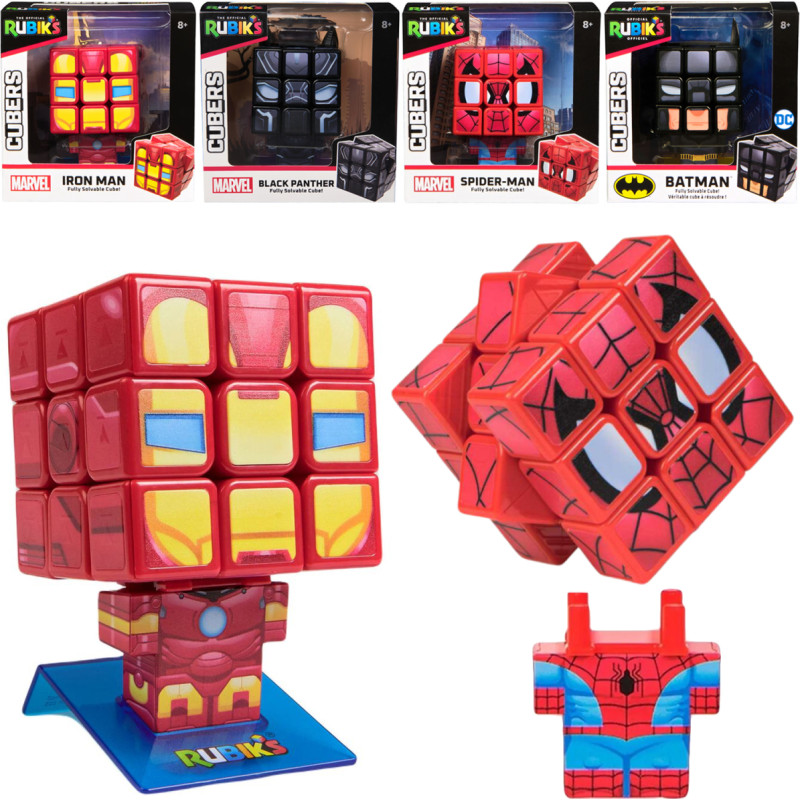 KOSTKA RUBIK LICENCJA MARVEL 4 WZORY