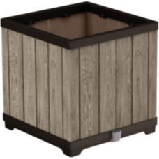 Keter Puķu pods Deco Square Planter Ashwood