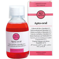 Bioapta Aptaoral Rosso (mouthwash with plant extracts and chlorhexidine 0.2%) 200ml