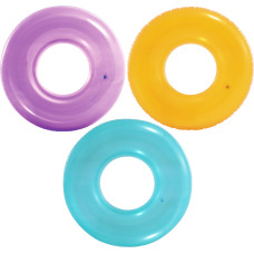 Transparent swimming ring