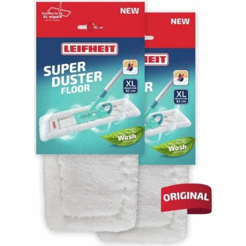 Leifheit Maināmās lupatas 2 gab. Superduster Floor XL 42cm