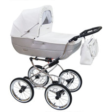 Baby Fashion RENEE Universal stroller 2in1, R-2 white-grey