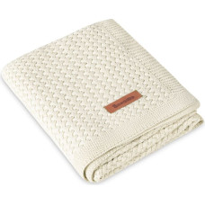 Sensillo BLANKET GRIDO 80X100 WARM BEIGE