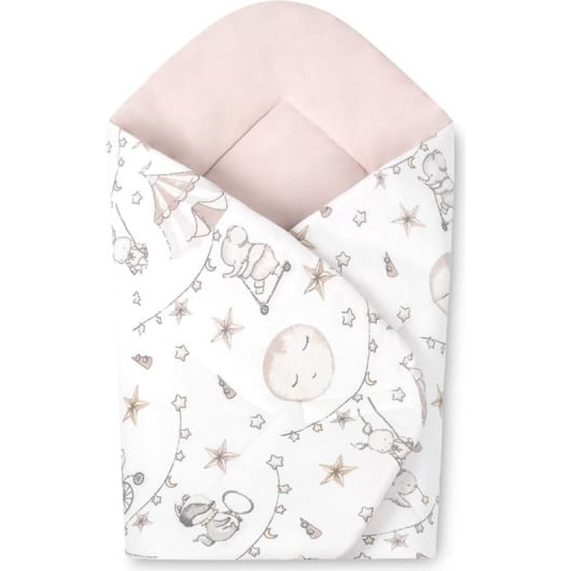 Sensillo BABY WRAP COTTON CIRCUS PINK 75X75