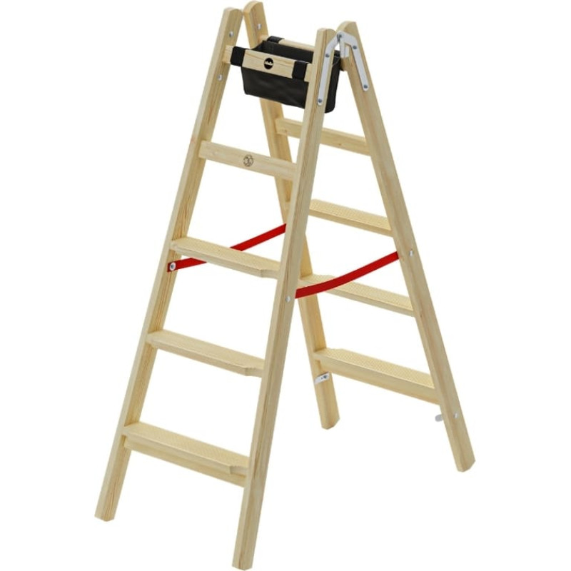 Hailo Kāpnes divpusējās H77 ComfortLine / koka / 2x5 pakāpieni