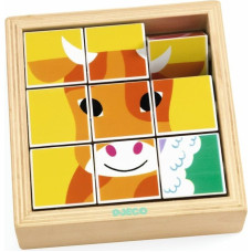 DJECO Wooden puzzle - Animoroll DJ01955