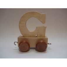 Eco Toys Wood Toys Letter Art.23692 Koka burts uz riteņiem