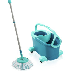 Leifheit Grīdas uzkopšanas komplekts Clean Twist Disc Mop Ergo Mobile