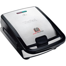 TEFAL Snack Collection toaster, 700W, 2 replaceable plates, black/silver SW852D12