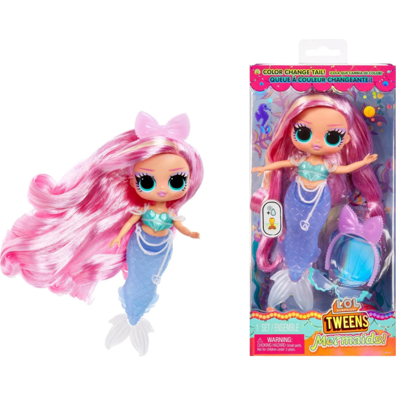 LOL 510451-EUC L.O.L. Surprise Tweens MERMAID Doll - Lola Waves