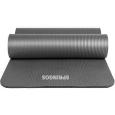 Springos Yoga mat Springos YG0001 180 cm gray