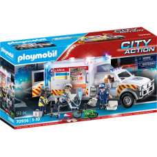 Playmobil Glābšanas transportlīdzekļi: Ātrā palīdzība ar gaismām un skaņu