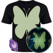 Splat Planet glow in the dark T-shirt, Butterfly