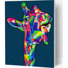 Splat Planet pixel art GIRAFFE 30x40 cm