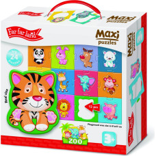 FAR FAR LAND maxi puzzle Zoo (61x47cm) F-02508