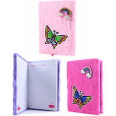 Notebook/plush diary Butterfly