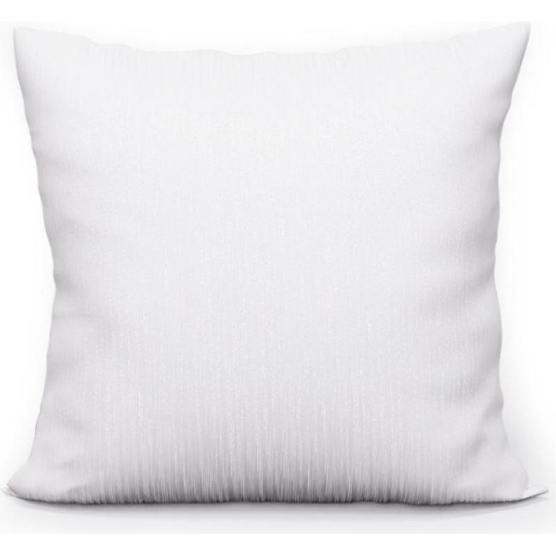 CUSHION COVER 40X40CM P4040BN WHITE WITH SILVER THREAD