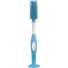 AC077 BOTTLE BRUSH SOFT SILICONE BRISTLES BLUE