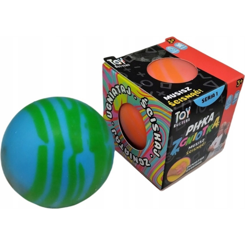 Toy Busters PIŁKA - 65-4899 - ZGNIOTKA ZEBERKA