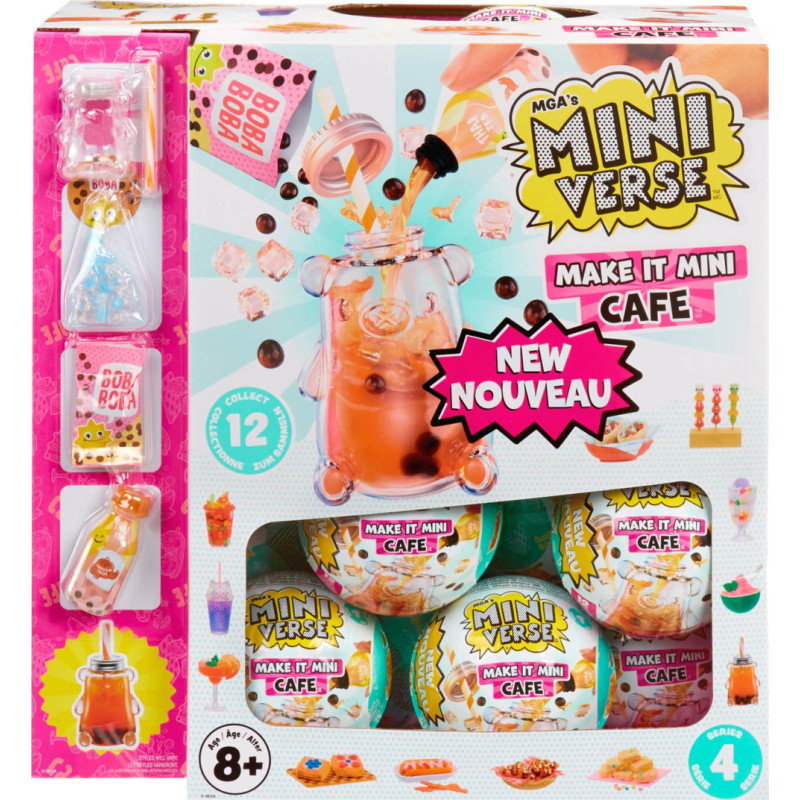 MGA 531067-EU MGAs Miniverse- Make It Mini Foods: Cafe in PDQ Series 4
