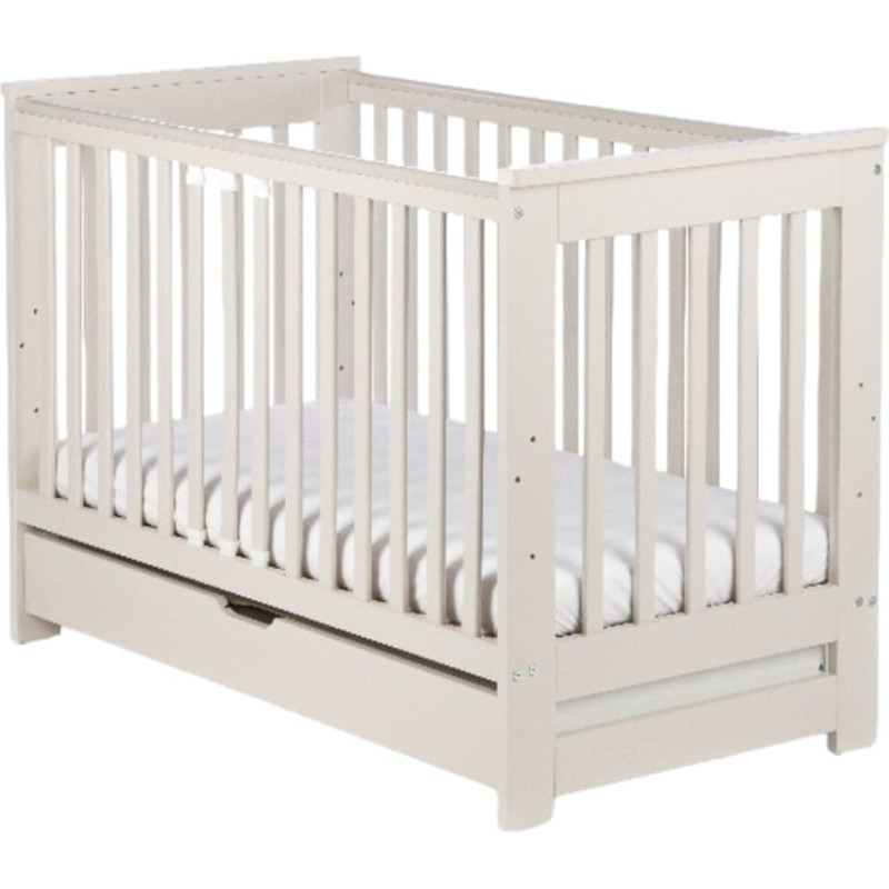 Drewex IVE Convertible Cot Bed – Cashmere with Drawer