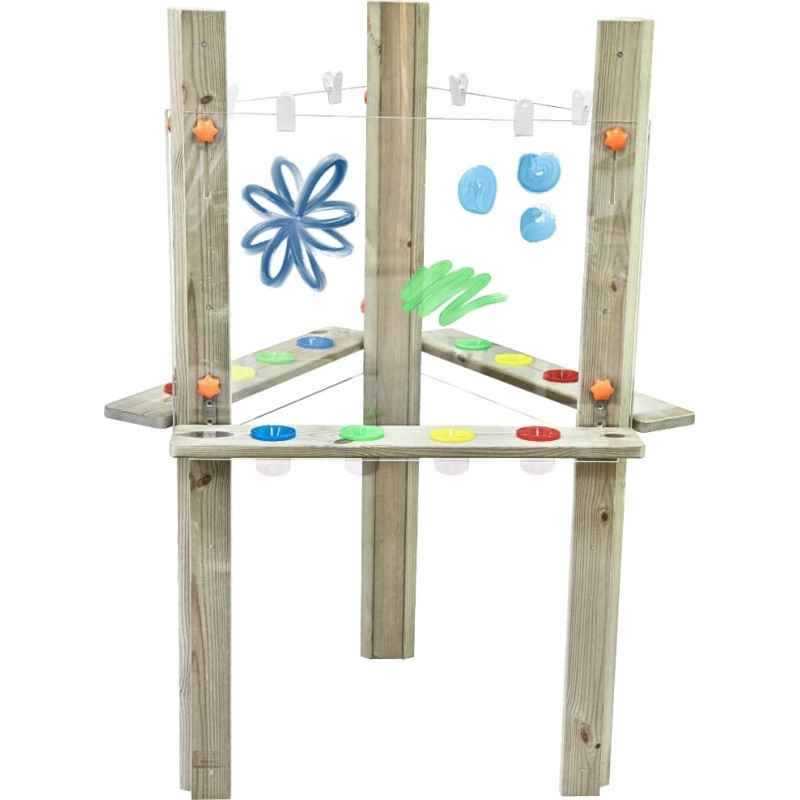 Classic World Edu Przezroczysta Sztaluga Tablica Akrylowa XXL Centrum Artystyczne 3w1