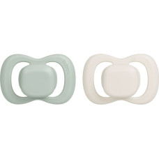 B.box BB300410 Smoczek dla niemowlaka 2 szt symetryczny silikonowy 6m+ szałwia/wanilia