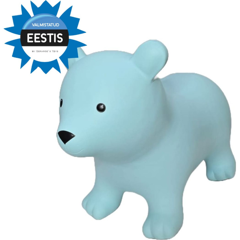 Gerardo's Toys Jumpy bouncing animal – bear, blue