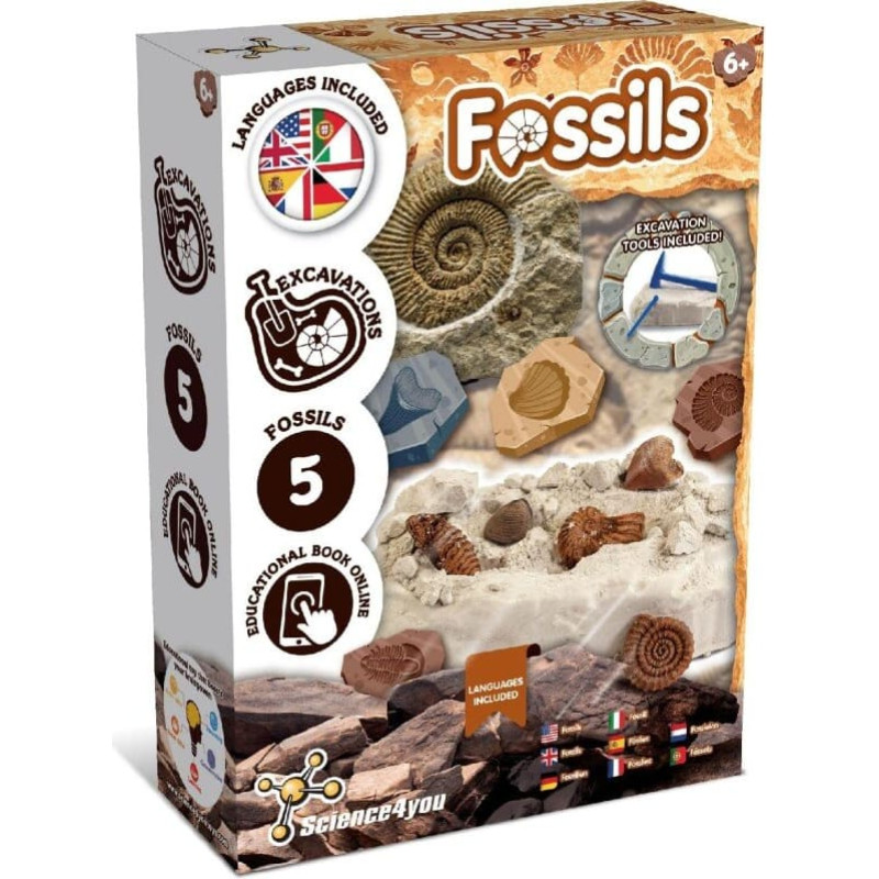 Science4You Science kit - Excavations - Fossils